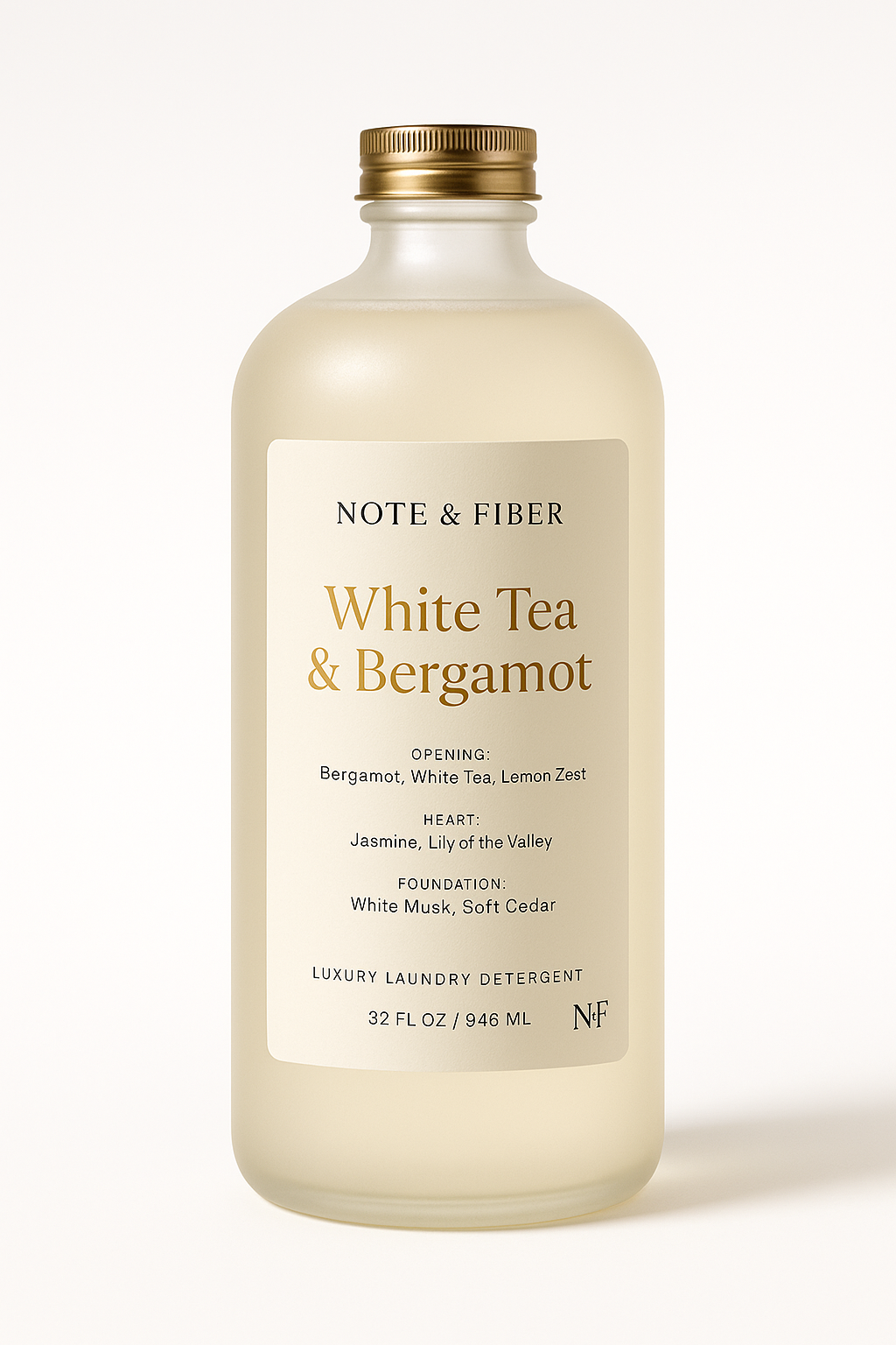 White Tea & Bergamot luxury laundry detergent